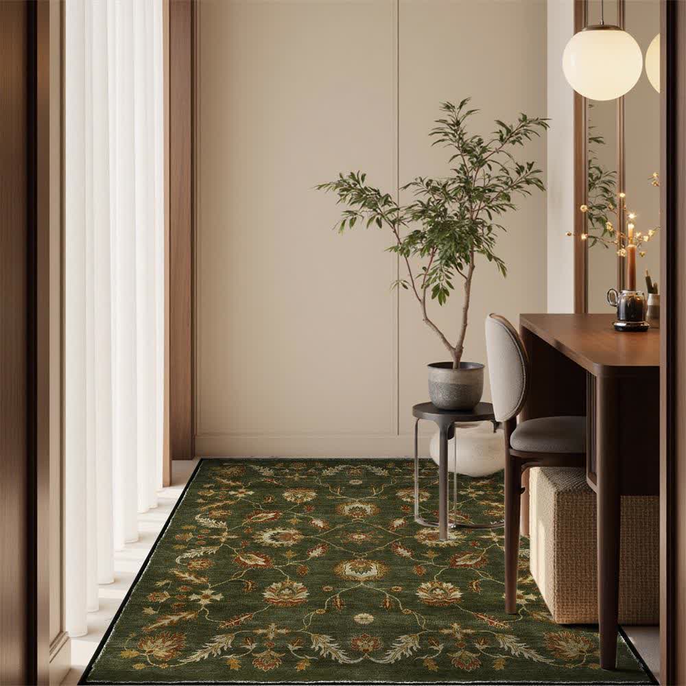 Tappeto antiscivolo per interni ed esterni con motivo floreale Paisley