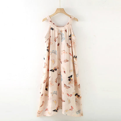 Camicia da notte vintage con stampa a farfalle - Camicia da notte - XL - image 2