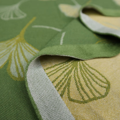 Coperta rinfrescante estiva in foglie di ginkgo verde