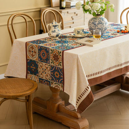 Tovaglia decorativa in stile marocchino jacquard