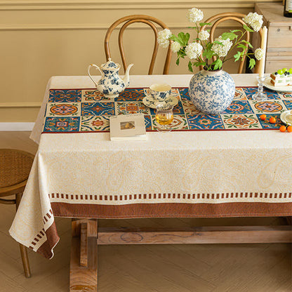 Tovaglia decorativa in stile marocchino jacquard