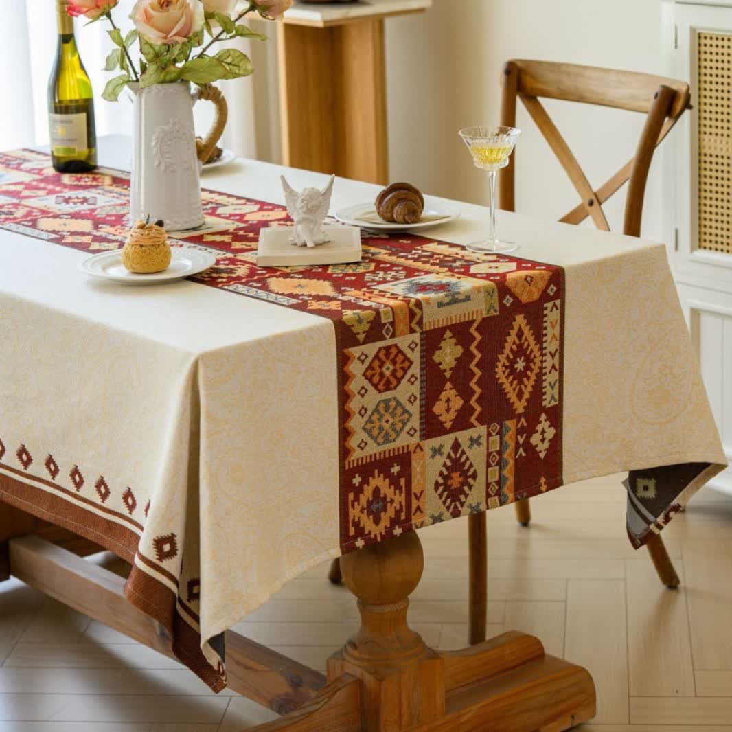Tovaglia decorativa in stile marocchino jacquard