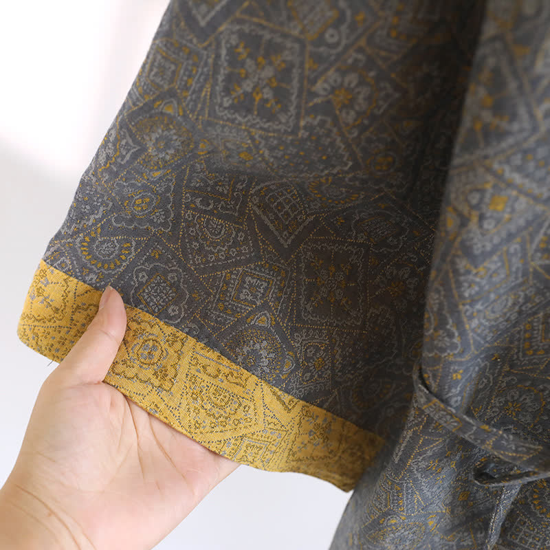 Pigiama unisex con kimono geometrico giapponese - image 7