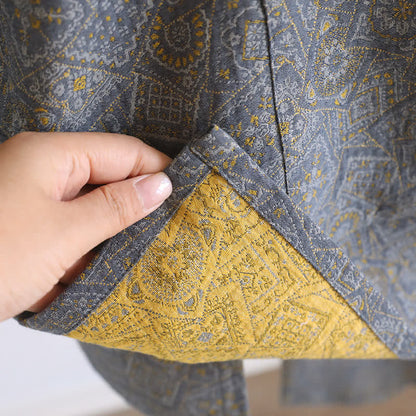 Pigiama unisex con kimono geometrico giapponese - image 8