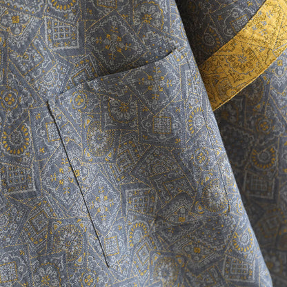 Pigiama unisex con kimono geometrico giapponese - image 5