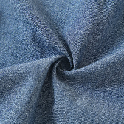 Pigiama Kimono Solido con Colletto Geometrico