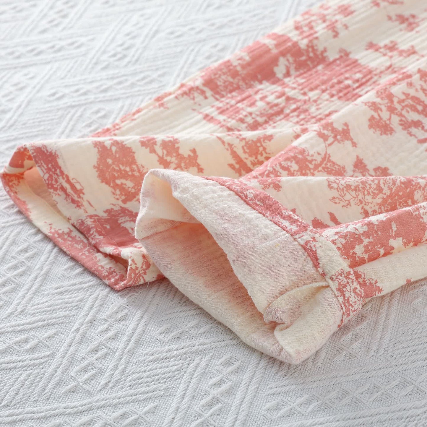 Completo da notte in garza di cotone Scenic Toile
