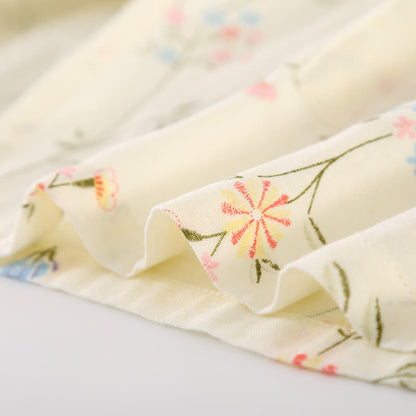 Vestaglia da casa in kimono di garza di cotone floreale
