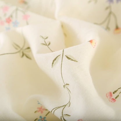 Vestaglia da casa in kimono di garza di cotone floreale