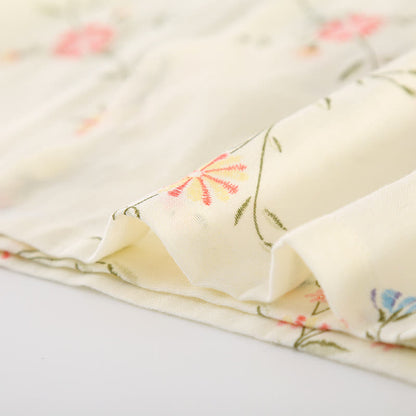 Vestaglia da casa in kimono di garza di cotone floreale