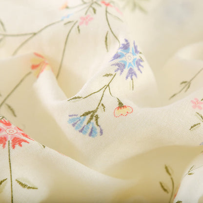 Vestaglia da casa in kimono di garza di cotone floreale