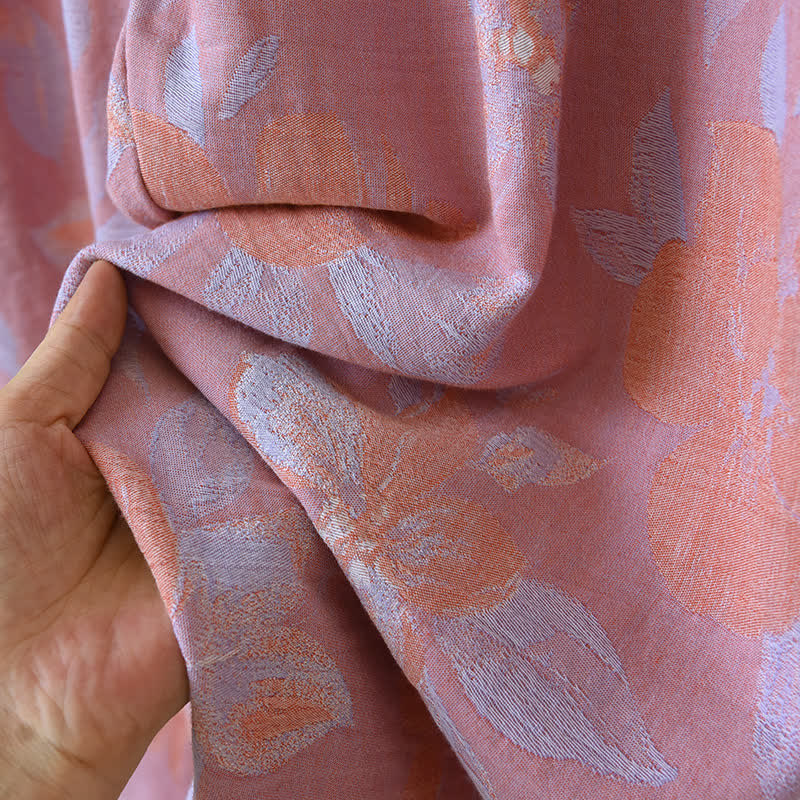 Set da notte in cotone jacquard Oriental Hostas