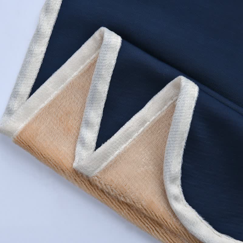 Coperta reversibile in pile e seta ghiacciata