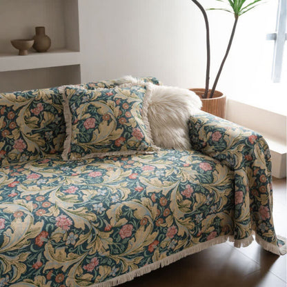 Copridivano in arazzo Jacquard Carnation