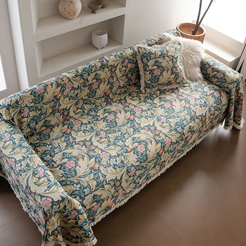 Copridivano in arazzo Jacquard Carnation