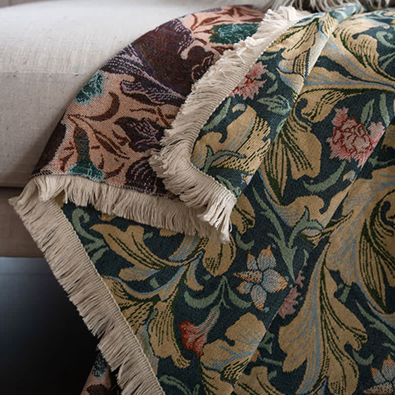 Copridivano in arazzo Jacquard Carnation
