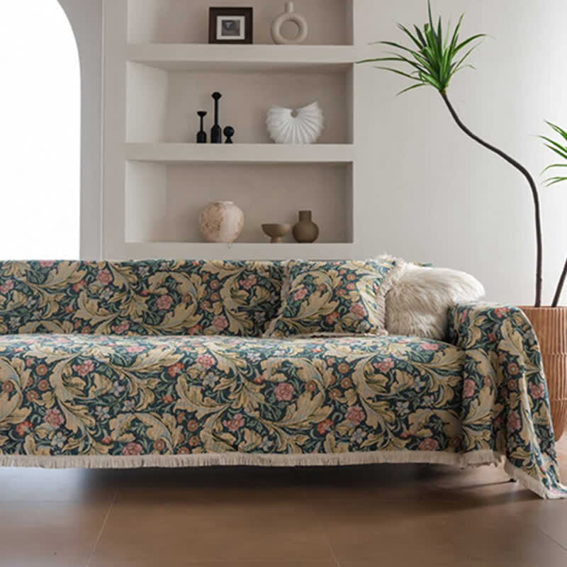 Copridivano in arazzo Jacquard Carnation