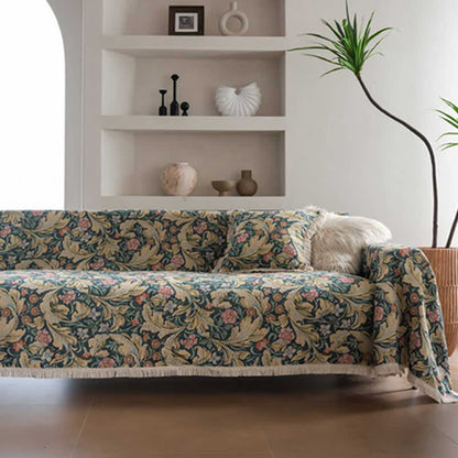 Copridivano in arazzo Jacquard Carnation