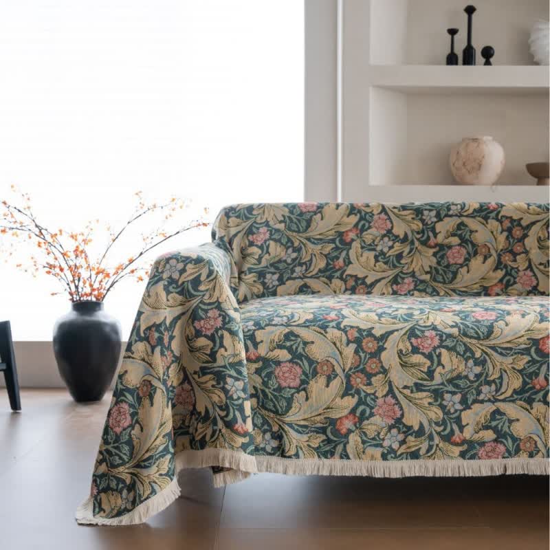Copridivano in arazzo Jacquard Carnation