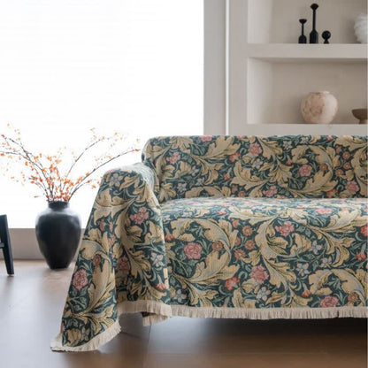 Copridivano in arazzo Jacquard Carnation