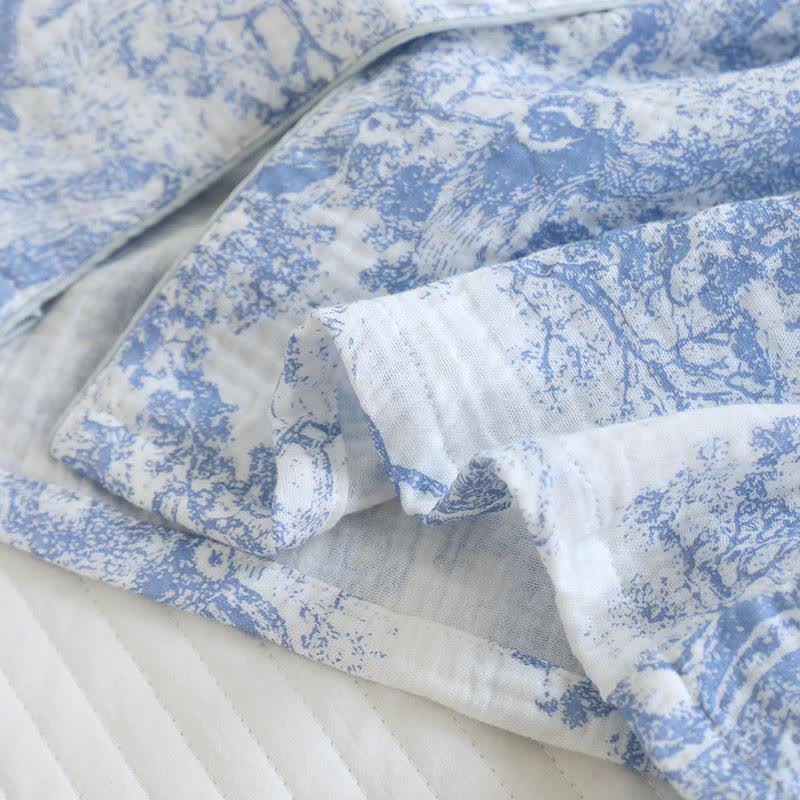 Completo da casa in cotone con stampa Tiger Tree