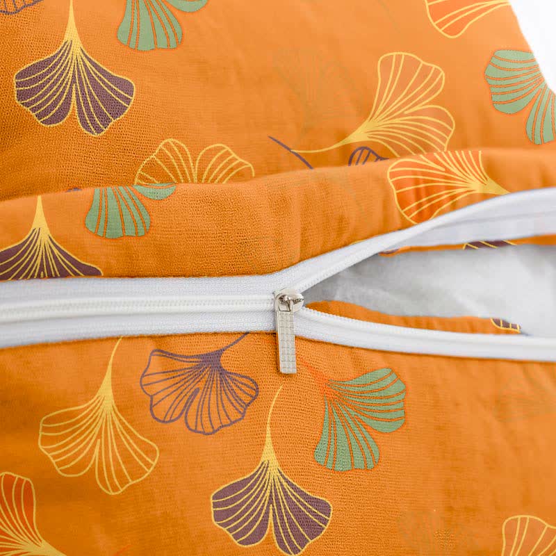 Federe quadrate in jacquard di cotone Ginkgo Biloba (2 pezzi) - image 8