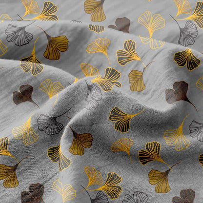 Copriletto jacquard in garza di cotone Ginkgo Biloba - image 15