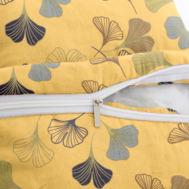 Federe quadrate in jacquard di cotone Ginkgo Biloba (2 pezzi) - image 16