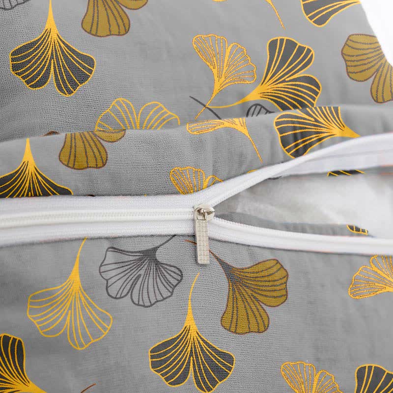 Federe quadrate in jacquard di cotone Ginkgo Biloba (2 pezzi) - image 12