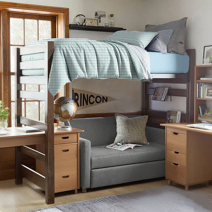 Set di biancheria da letto per dormitorio con copripiumino in cotone a quadri - image 10
