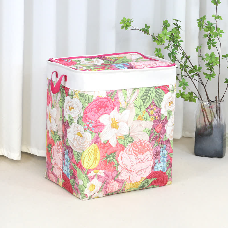 Borsa portaoggetti con cerniera a forma di foglia floreale - UN - 3 pezzi - 50cm x 40cm x 60cm - image 2