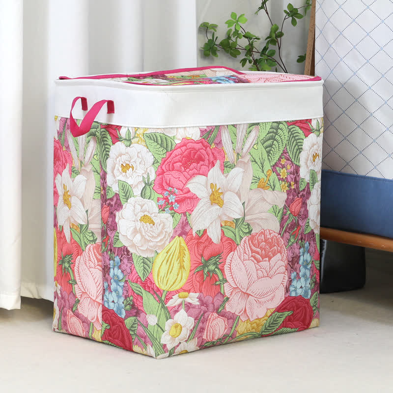 Borsa portaoggetti con cerniera a forma di foglia floreale - image 5
