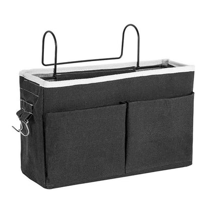 Borsa portaoggetti sospesa per letto del dormitorio - Nero - 3 pezzi - 30cm x 10cm x 19cm - image 6