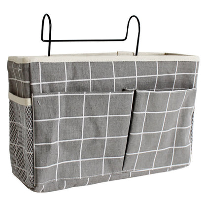 Borsa portaoggetti sospesa per letto del dormitorio - Blocco grigio - 3 pezzi - 30cm x 10cm x 19cm - image 13