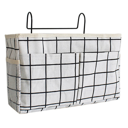 Borsa portaoggetti sospesa per letto del dormitorio - Blocco bianco - 3 pezzi - 30cm x 10cm x 19cm - image 12