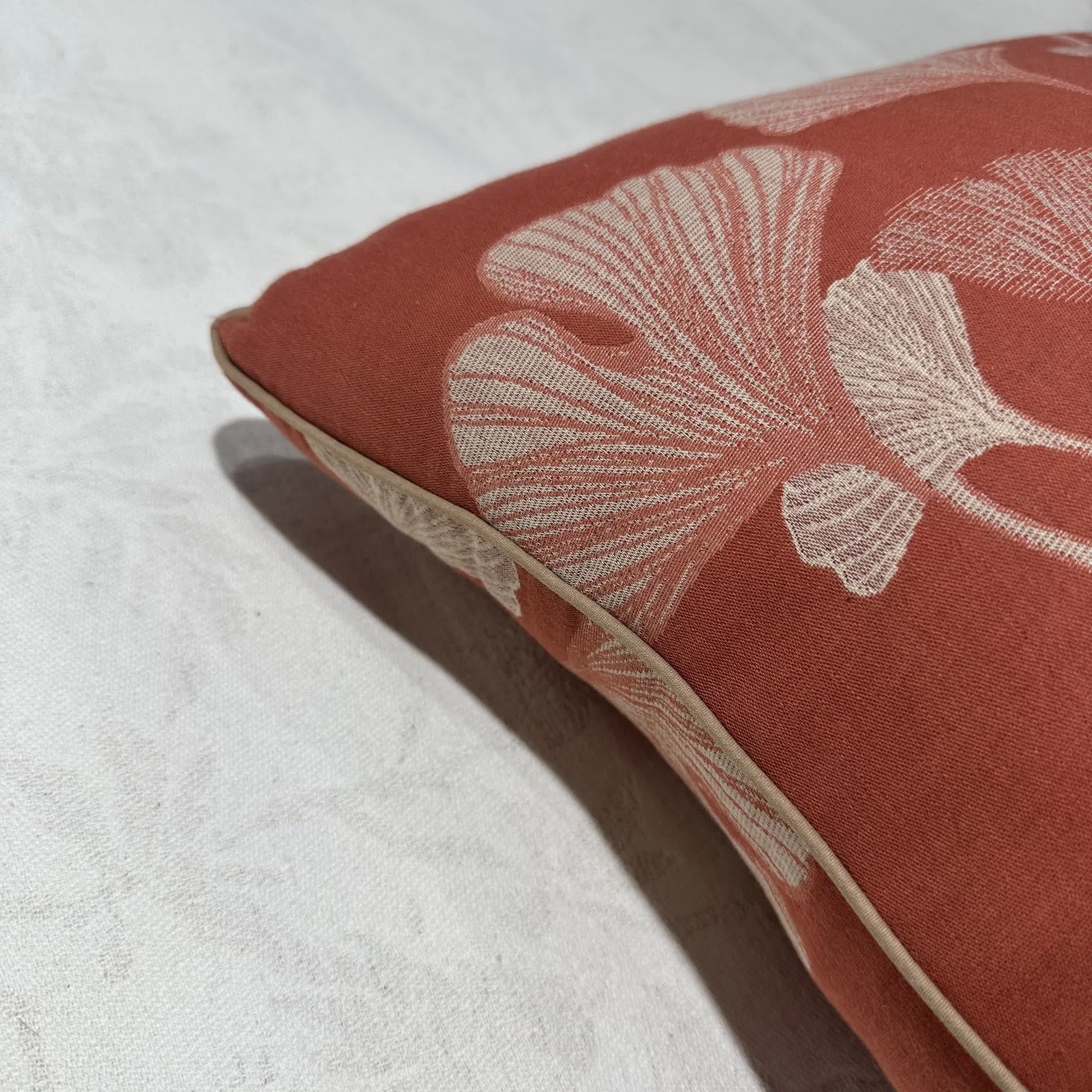 Cuscino decorativo rustico con foglie di ginkgo - image 6