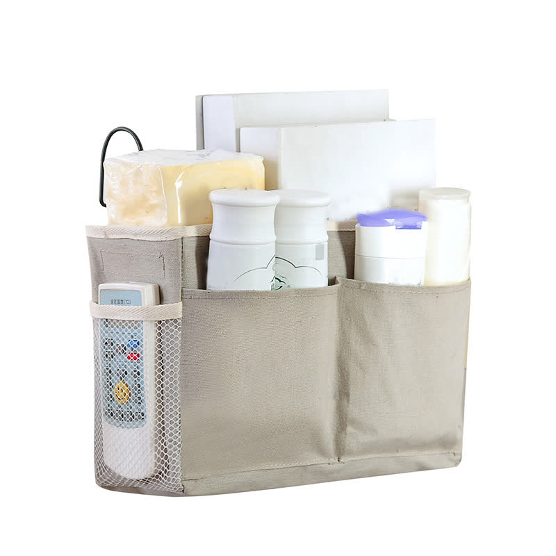 Borsa portaoggetti sospesa per letto del dormitorio - Grigio - 3 pezzi - 30cm x 10cm x 19cm - image 7