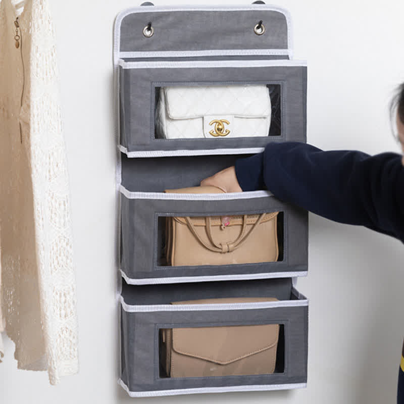 Organizzatore di stoccaggio multistrato sospeso per dormitorio - image 16