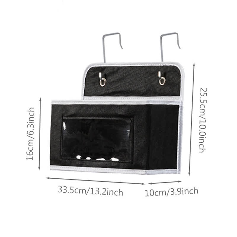 Organizzatore di stoccaggio multistrato sospeso per dormitorio - Nero - 3 pezzi - 33.5cm x 10cm x 25.5cm - image 13