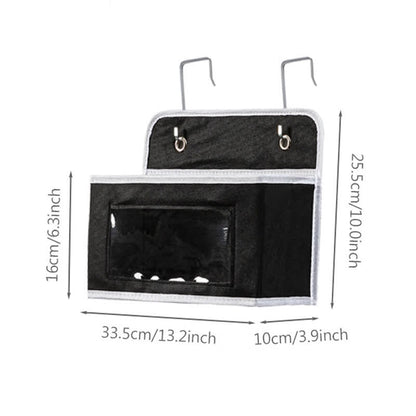 Organizzatore di stoccaggio multistrato sospeso per dormitorio - Nero - 3 pezzi - 33.5cm x 10cm x 25.5cm - image 13