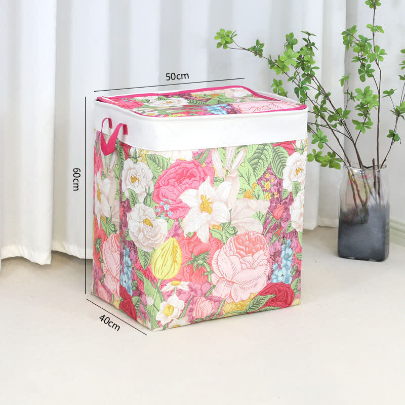 Borsa portaoggetti con cerniera a forma di foglia floreale - image 6