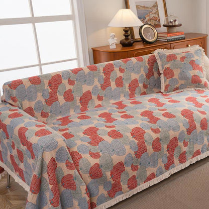 Copridivano vintage in jacquard con motivo a zucca - image 4