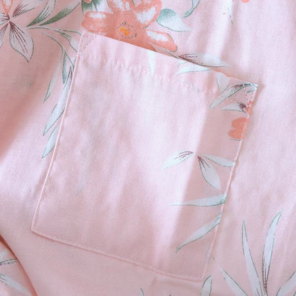 Kimono giapponese in cotone color fiore di pesco - image 11