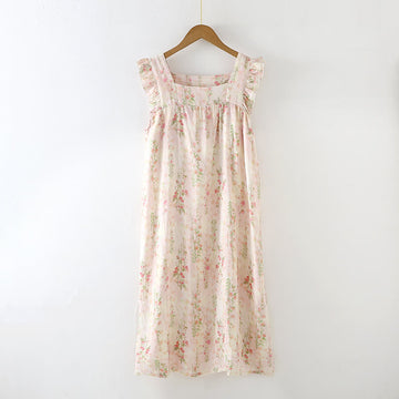 Pigiama imbottito senza maniche con volant rosa - Camicia da notte - XL - image 0