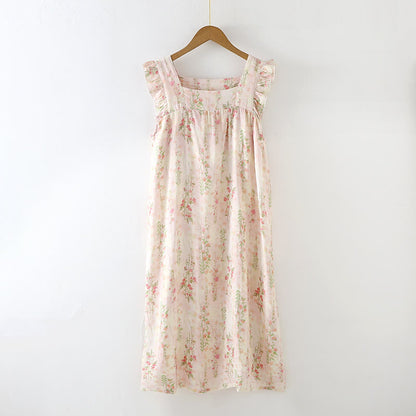 Pigiama imbottito senza maniche con volant rosa - Camicia da notte - XL - image 0