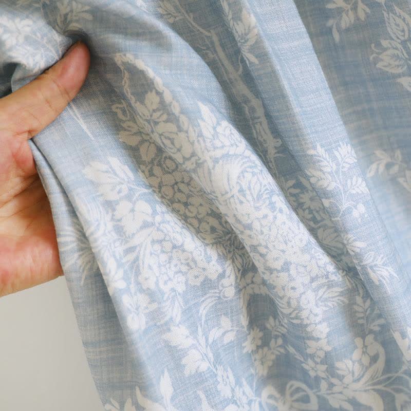 Camicia da notte imbottita in cotone con fiocco rosa - image 10