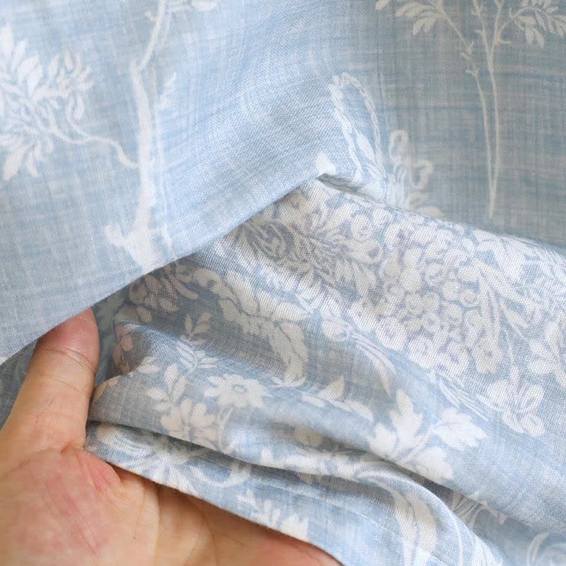Camicia da notte imbottita in cotone con fiocco rosa - image 11