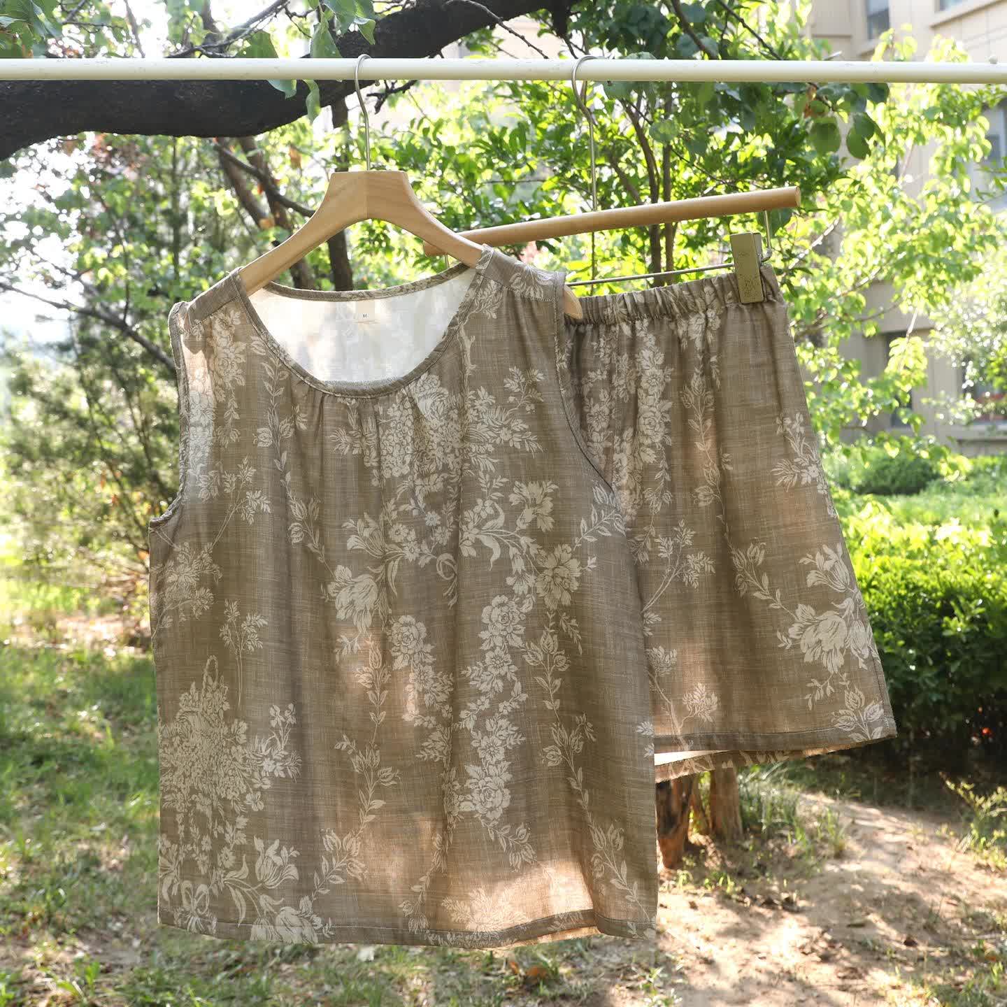 Pigiama in cotone con fiocco rosa - image 14