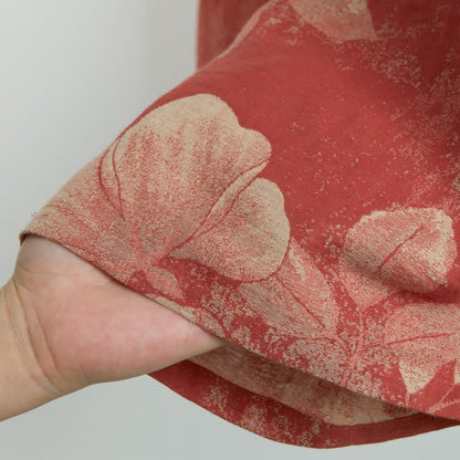 Pantaloncini da pigiama in cotone jacquard ibisco - image 1