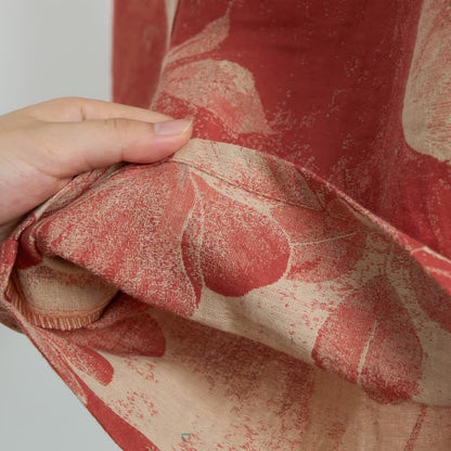 Pantaloncini da pigiama in cotone jacquard ibisco - image 2